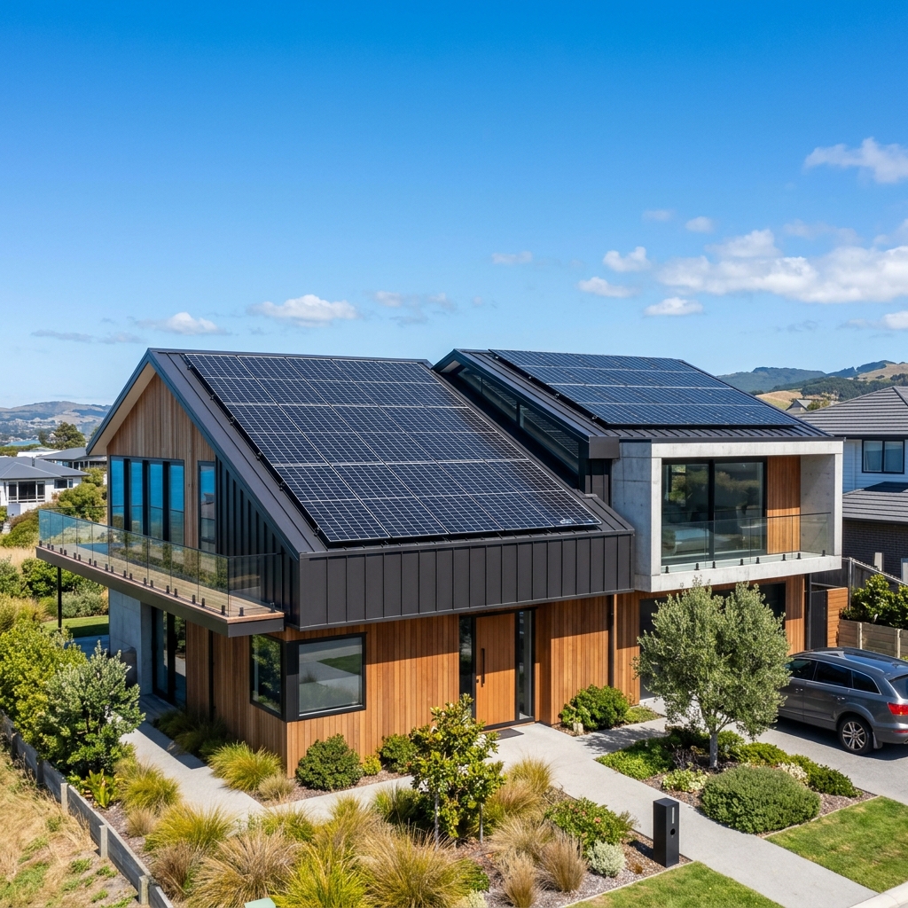Moderne Solaranlage